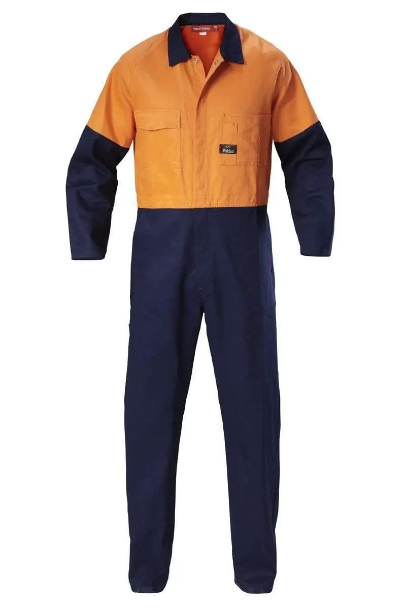 Hard Yakka Two Tone Coverall Y00270 Work Wear Hard Yakka